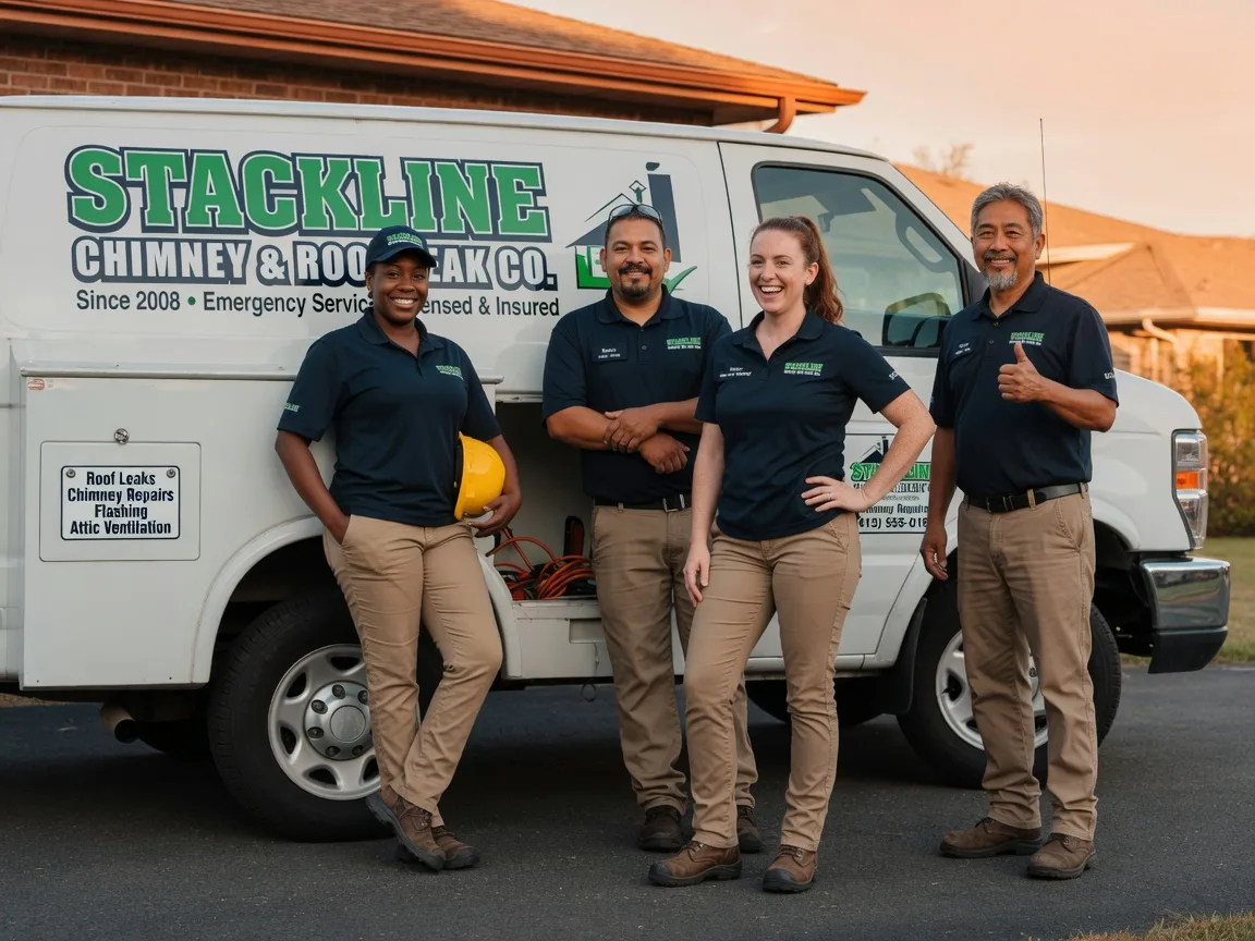 Chimney flashing repair company in Van Buren, OH